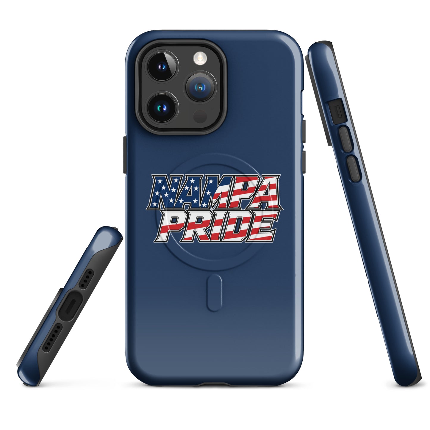 Magsafe Tough Case for iPhone | Nampa Pride | Modern Script Logo