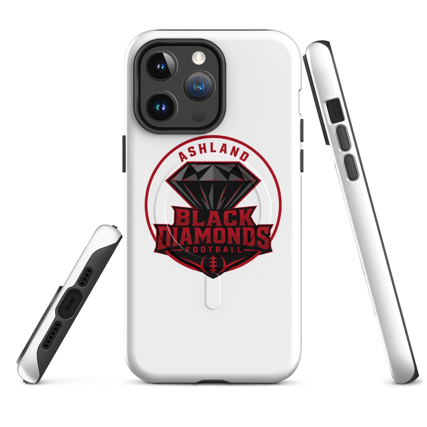 Magsafe Tough Case for iPhone | Ashland Black Diamonds | Badge Logo