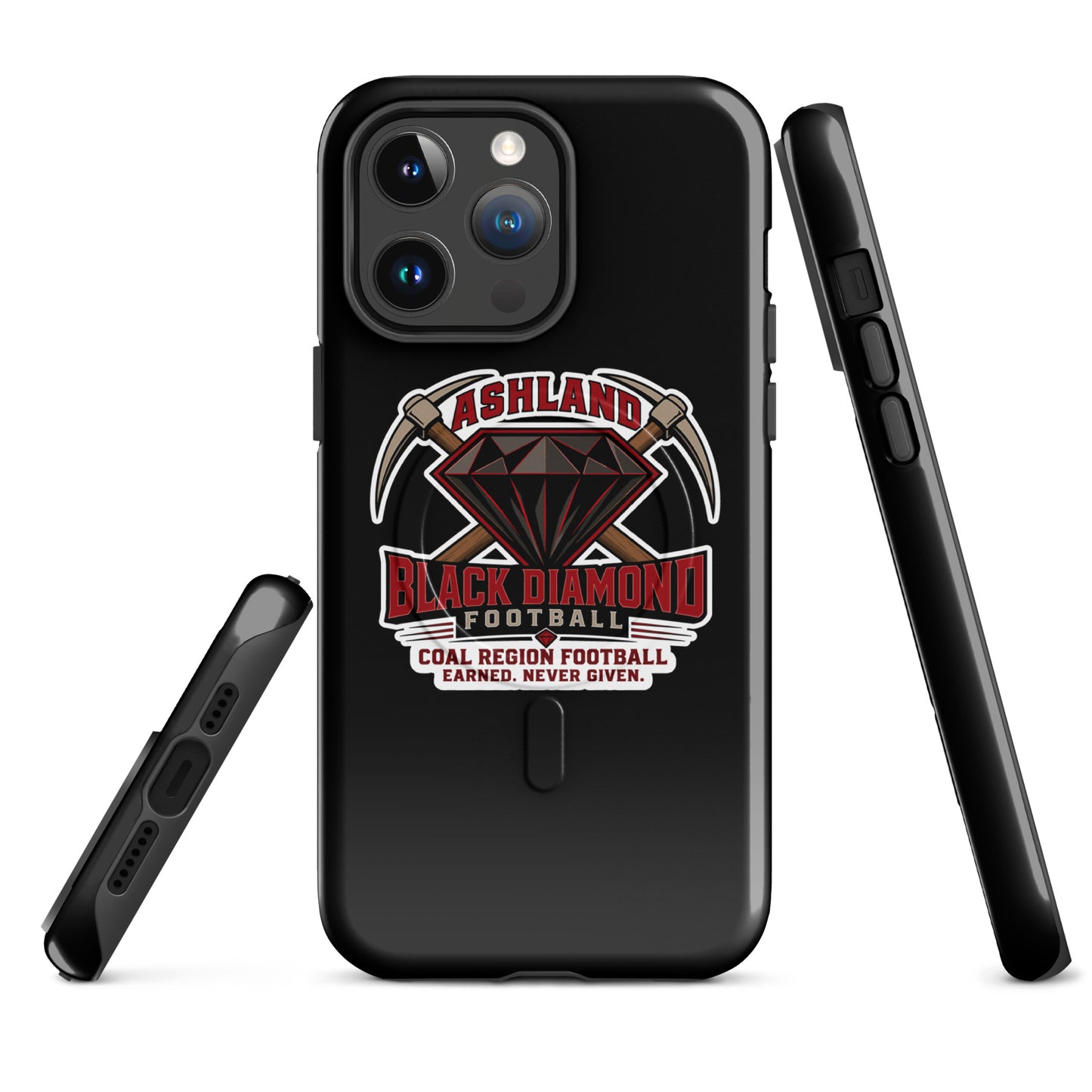 Magsafe Tough Case for iPhone | Ashland Black Diamonds | Vanguard Logo