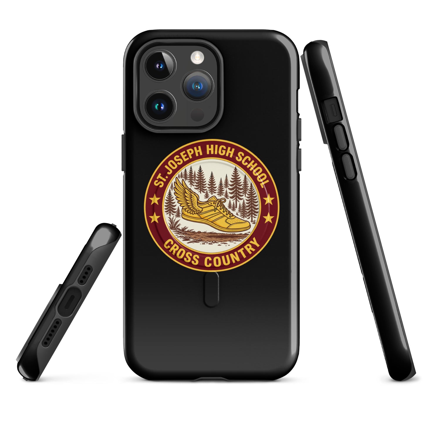 Magsafe Tough Case for iPhone | St. Joseph High School - Cross Country | Badge Logo