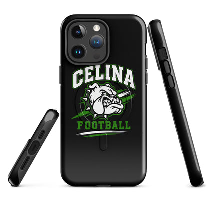 Magsafe Tough Case for iPhone | Celina Black Football | Emblem Logo