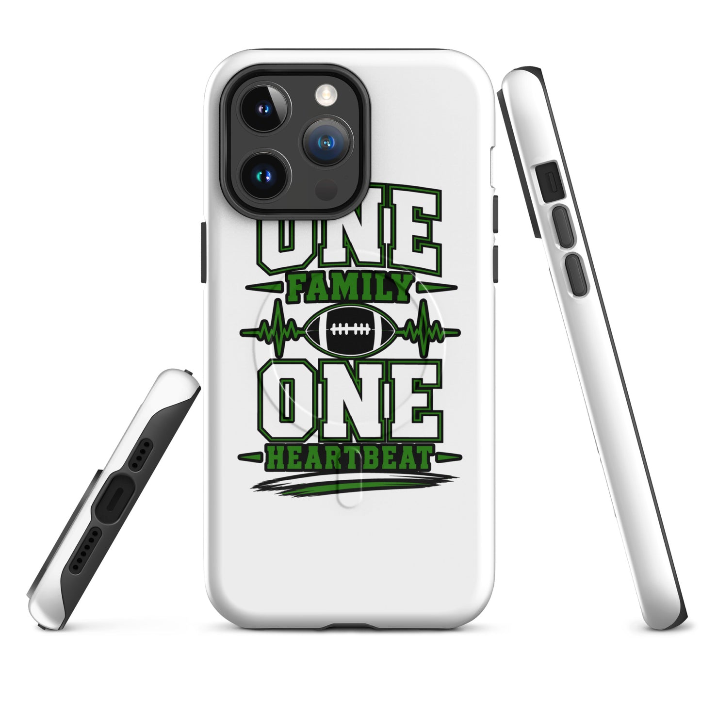 Magsafe Tough Case for iPhone | Celina Black Football | Modern Script Logo