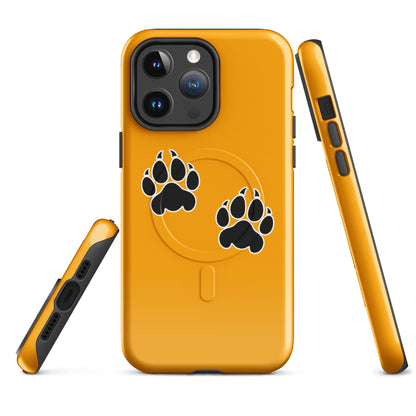 Magsafe Tough Case for iPhone | Orange Wave Marching Band | Paw Mark Logo
