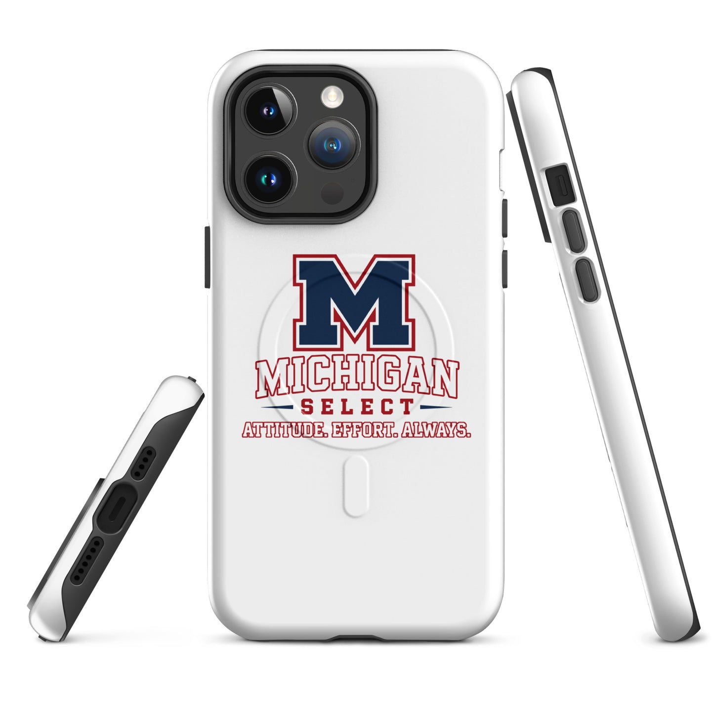 Magsafe Tough Case for iPhone | Michigan Select Baseball | Crest Logo
