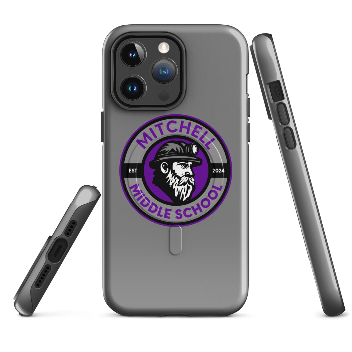Magsafe Tough Case for iPhone | Mitchell Middle School Softball | Badge Logo