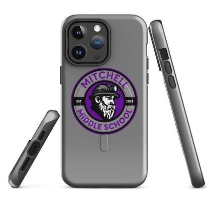 Magsafe Tough Case for iPhone | Mitchell Middle School Softball | Badge Logo