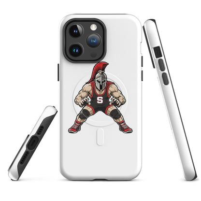 Magsafe Tough Case for iPhone | Spartan Wrestling Club | Mascot Logo