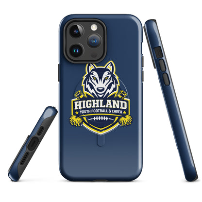 Magsafe Tough Case for iPhone | Highland youth football and cheer | Emblem Logo