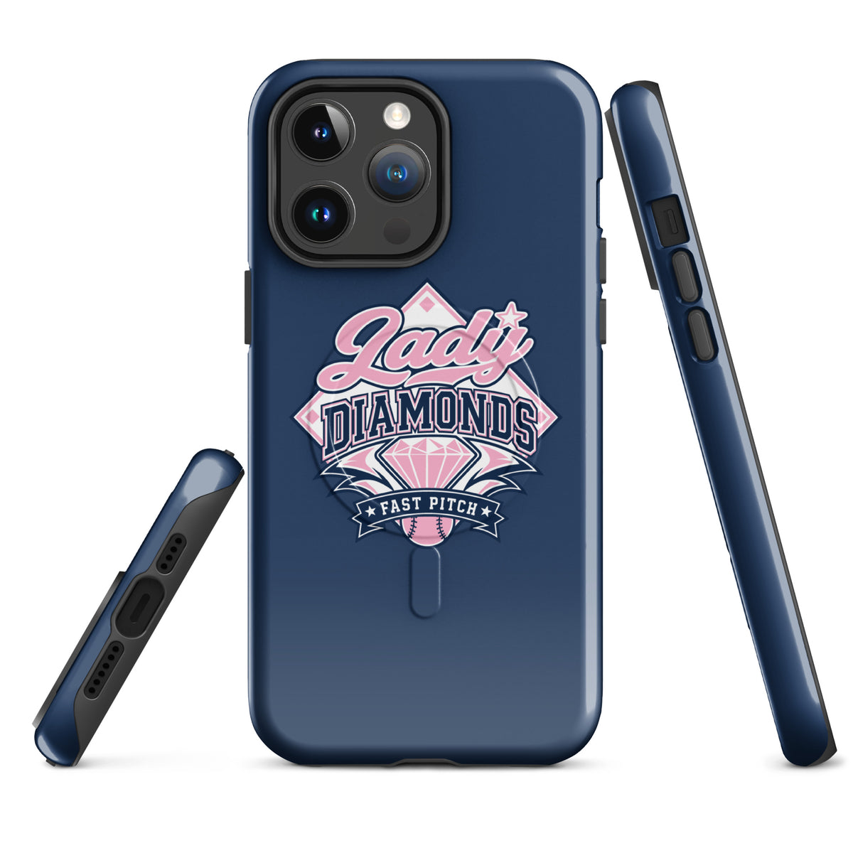 Magsafe Tough Case for iPhone | Lady Diamonds | Emblem Logo