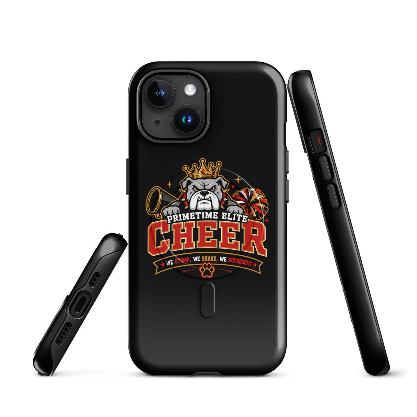 Magsafe Tough Case for iPhone | PTE Bulldog Cheer | Crest Logo