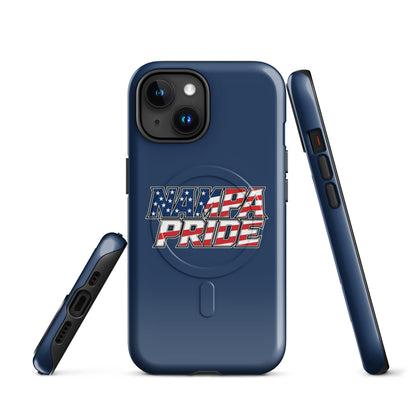 Magsafe Tough Case for iPhone | Nampa Pride | Modern Script Logo