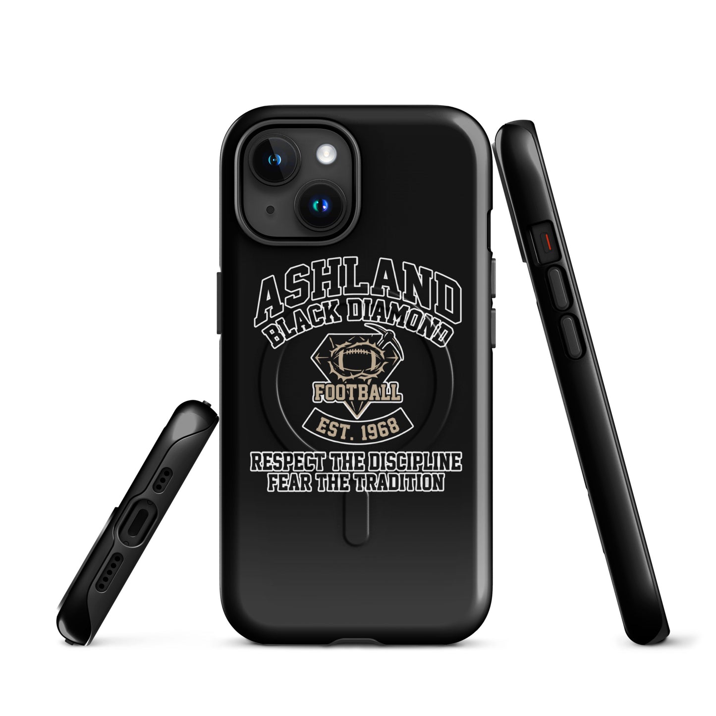 Magsafe Tough Case for iPhone | Ashland Black Diamonds | Emblem Logo