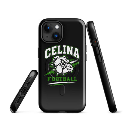 Magsafe Tough Case for iPhone | Celina Black Football | Emblem Logo