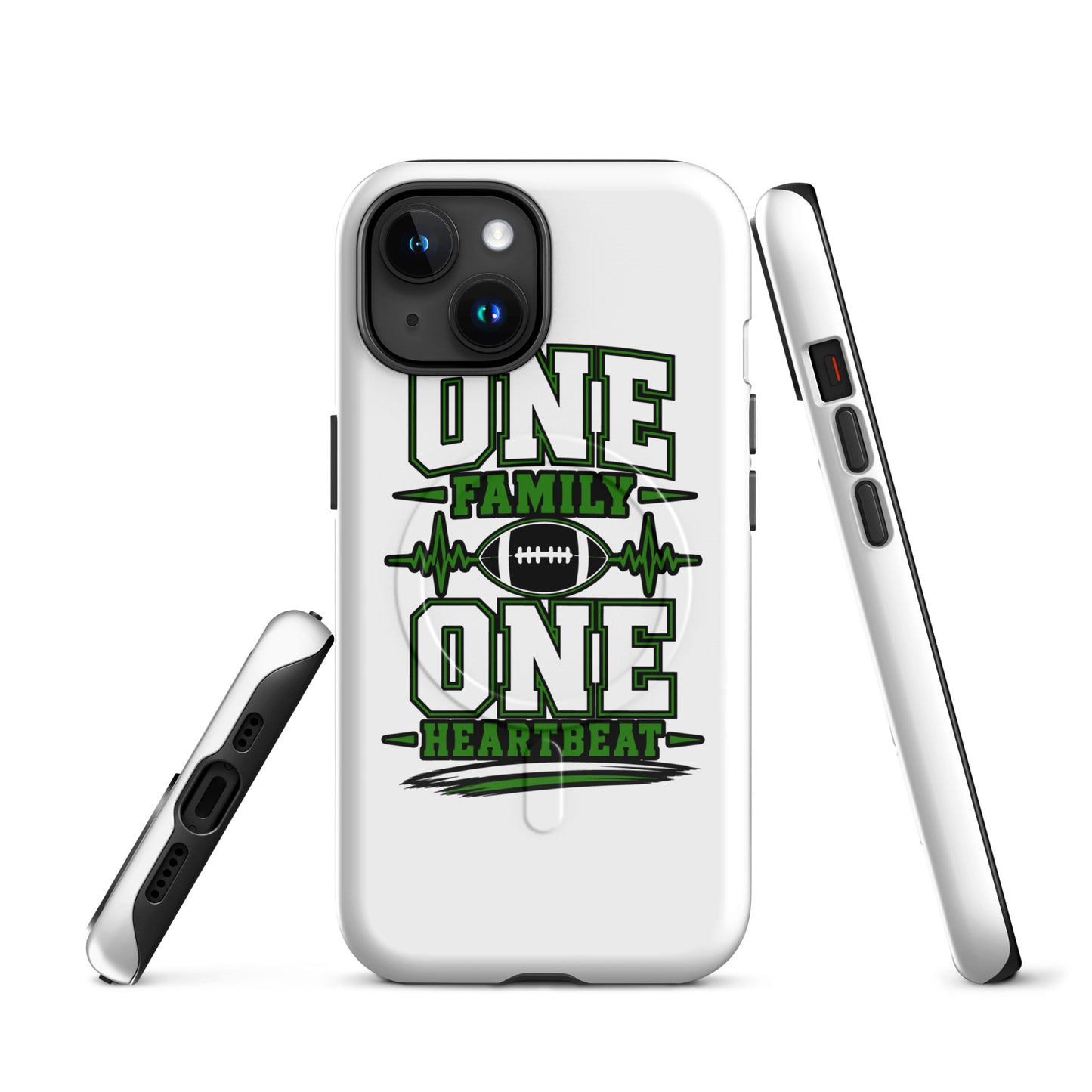 Magsafe Tough Case for iPhone | Celina Black Football | Modern Script Logo