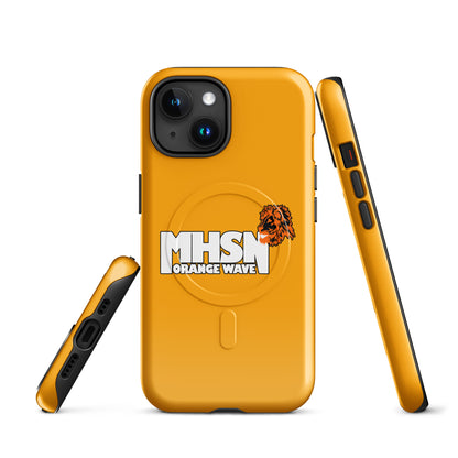 Magsafe Tough Case for iPhone | Orange Wave Marching Band | Crest Logo