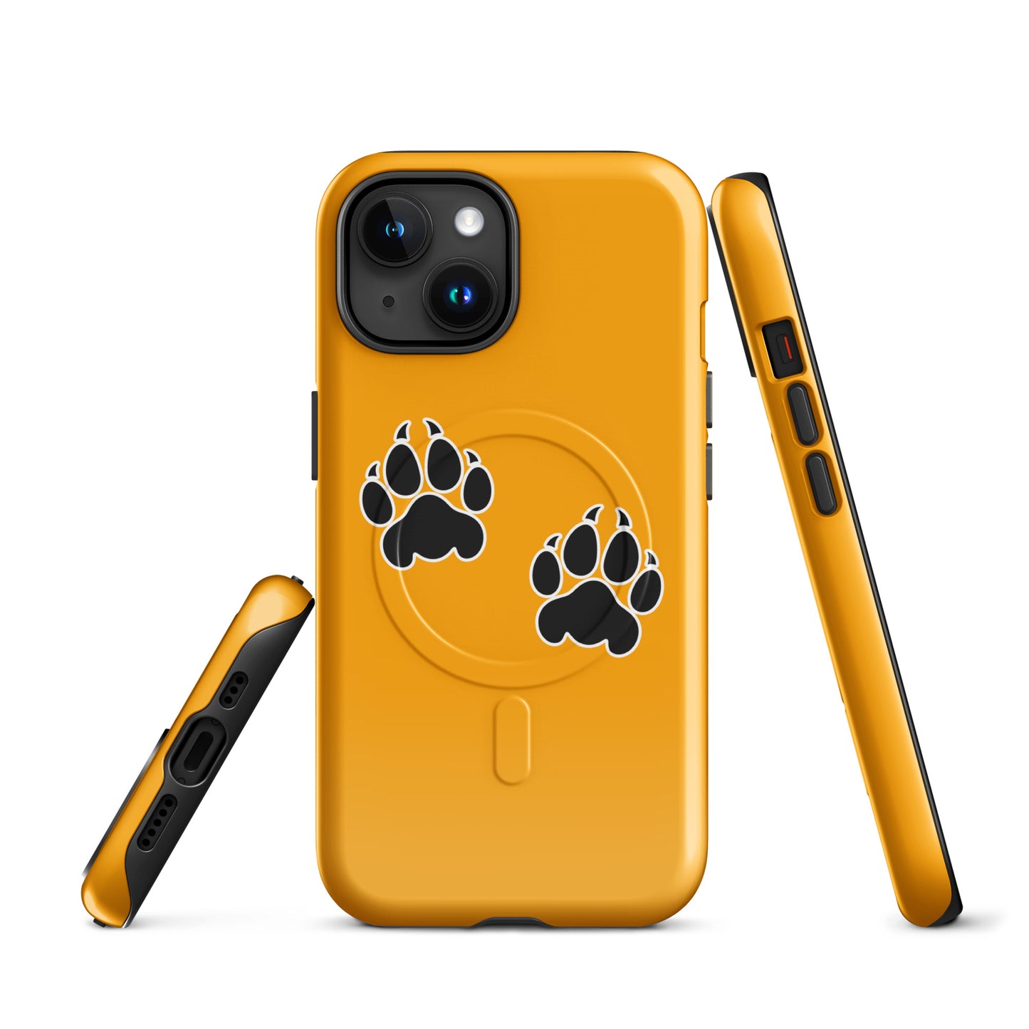 Magsafe Tough Case for iPhone | Orange Wave Marching Band | Paw Mark Logo