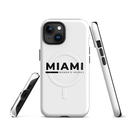 Magsafe Tough Case for iPhone | Miami Women's Hockey | Lettermark Logo