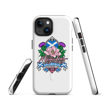 Magsafe Tough Case for iPhone | Pink Magnolias Dance | Valor Logo