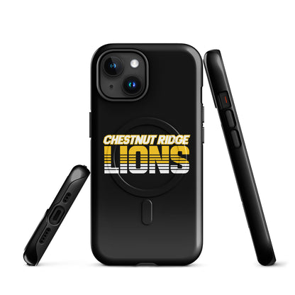 Magsafe Tough Case for iPhone | Chestnut Ridge Lions Football | Script Logo
