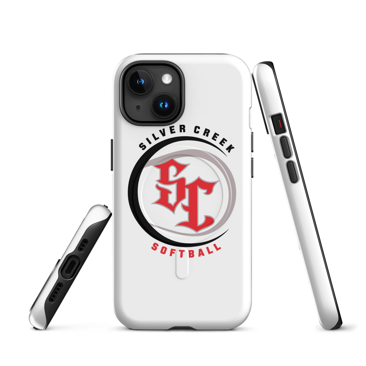 Magsafe Tough Case for iPhone | Silver Creek 12U Schreiber | Emblem Logo