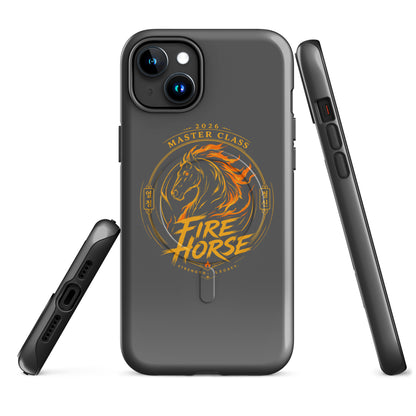 Magsafe Tough Case for iPhone | Fire Horse Masters | Crest Logo