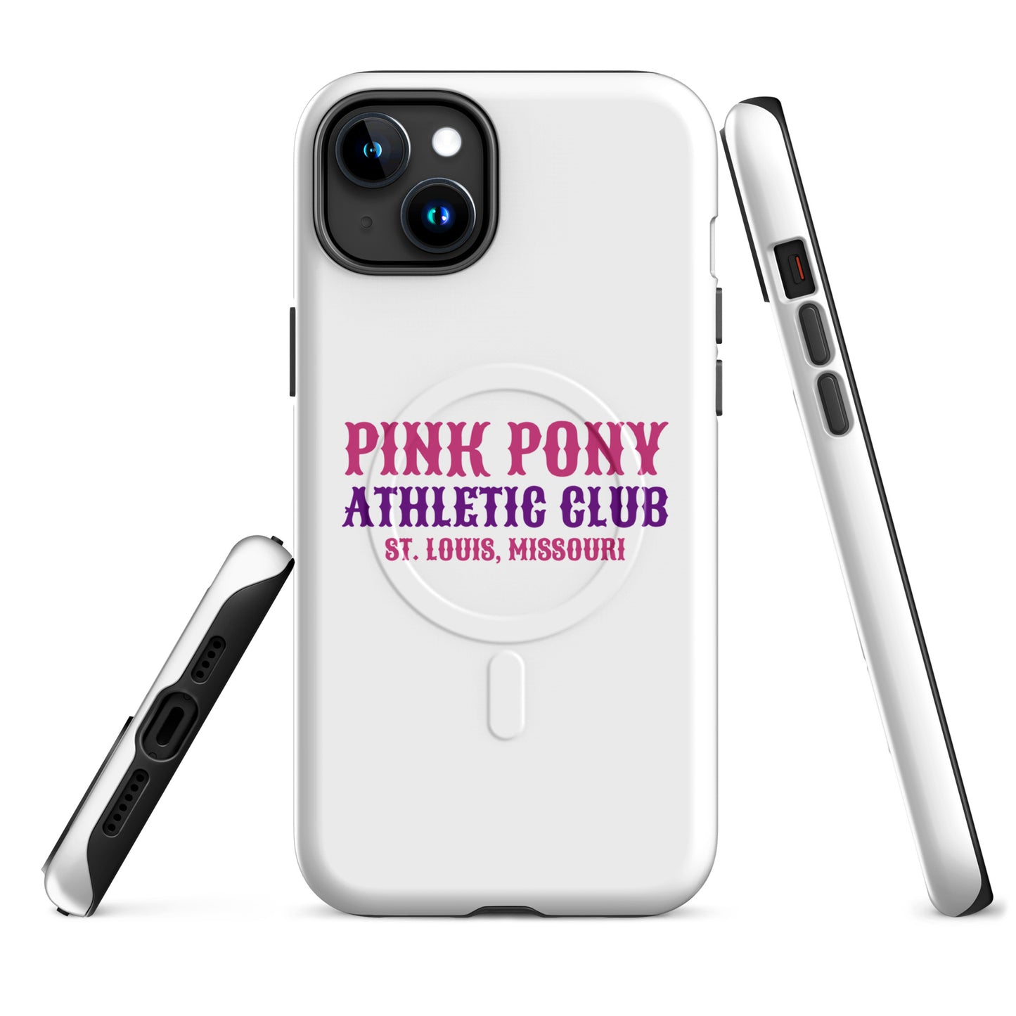 Magsafe Tough Case for iPhone | Pink Pony Athletic Club | Athletic Wordmark Logo