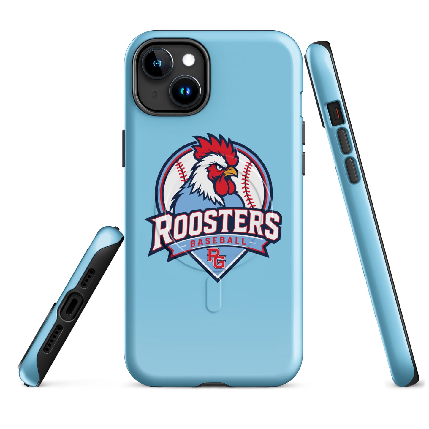 Magsafe Tough Case for iPhone | Rooster Nation | Athletic Crest Logo