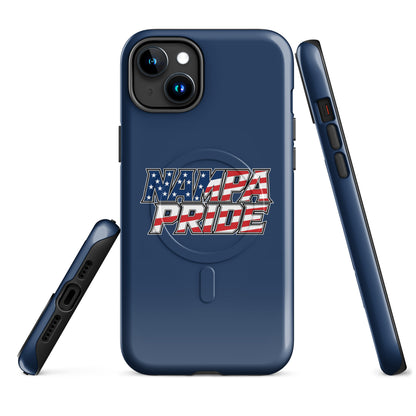Magsafe Tough Case for iPhone | Nampa Pride | Modern Script Logo