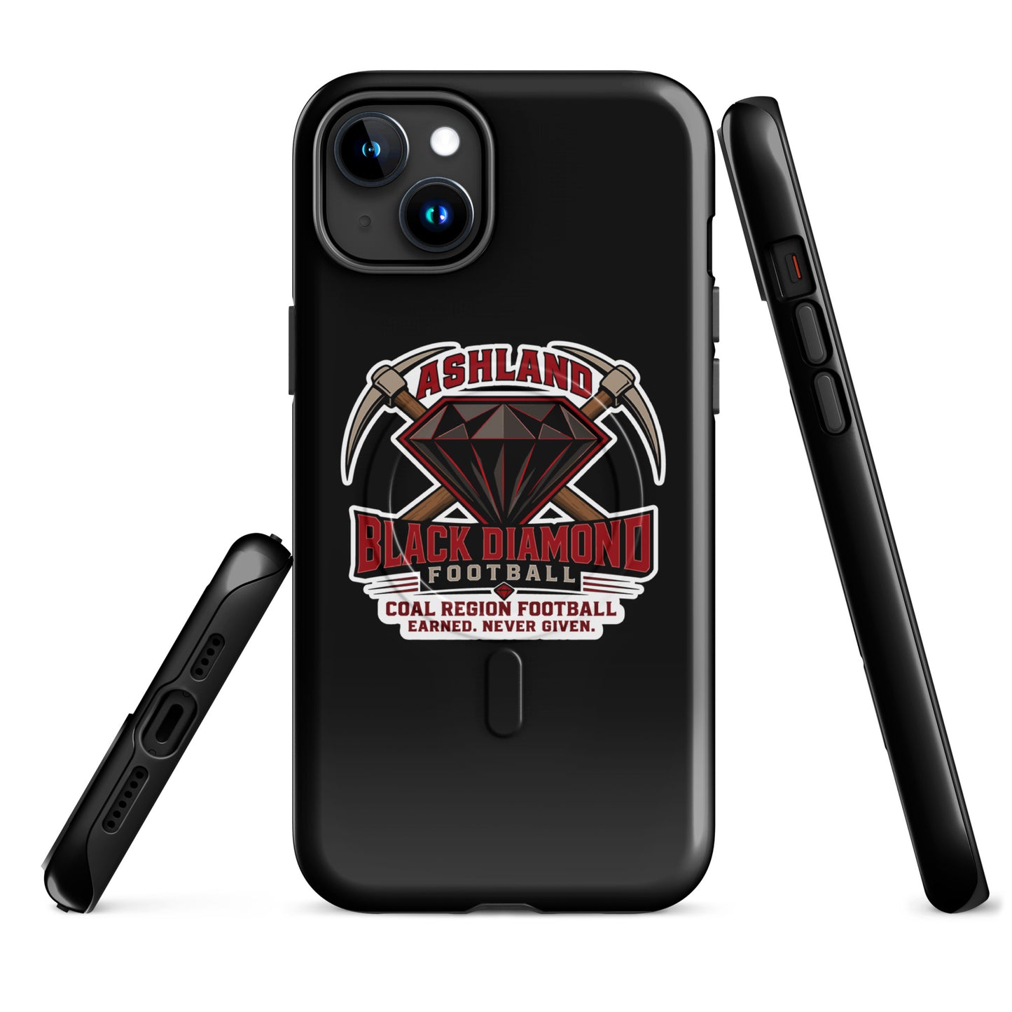 Magsafe Tough Case for iPhone | Ashland Black Diamonds | Vanguard Logo