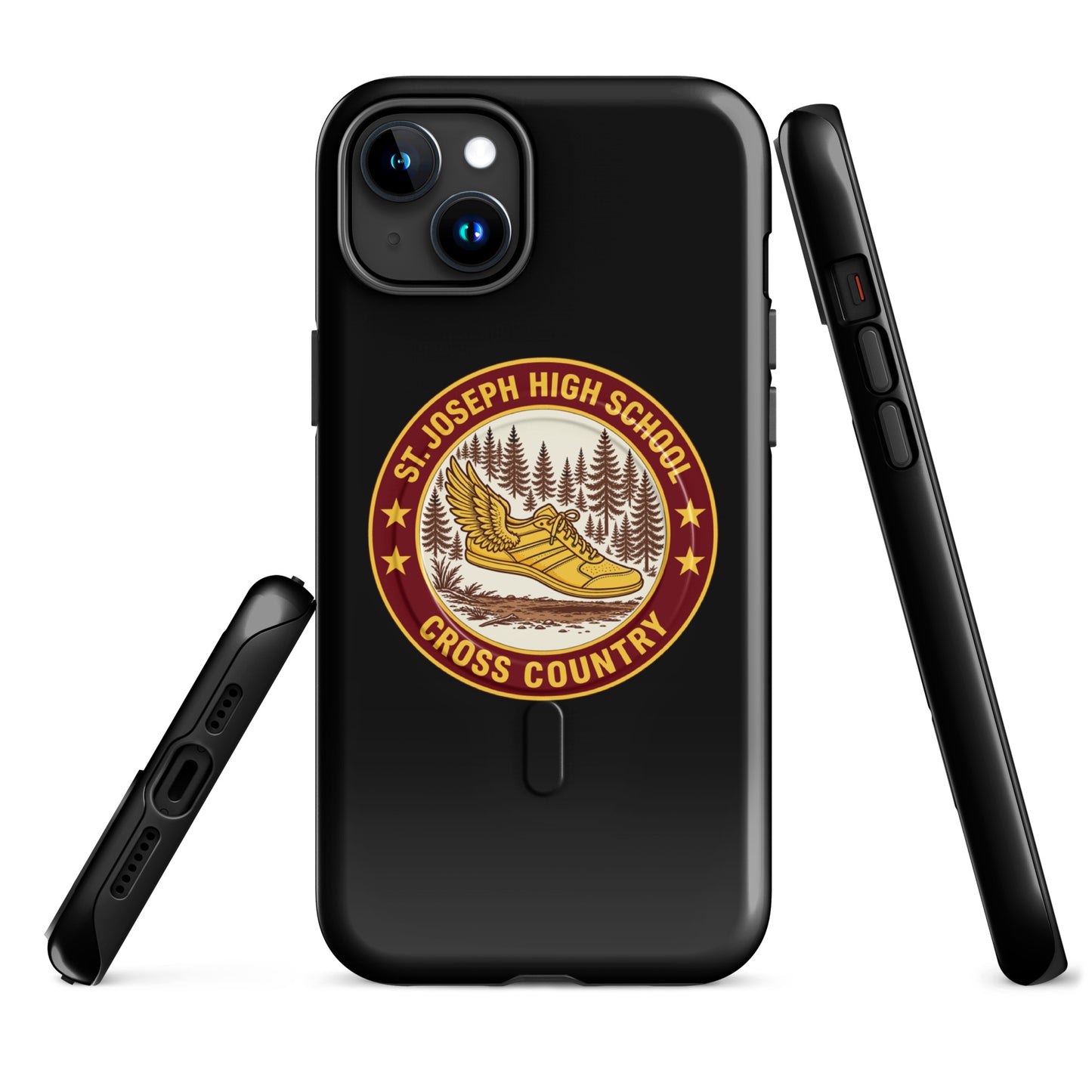 Magsafe Tough Case for iPhone | St. Joseph High School - Cross Country | Badge Logo