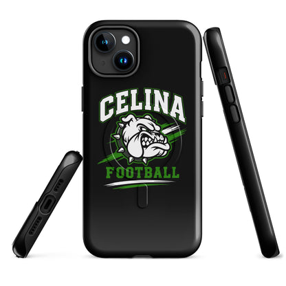 Magsafe Tough Case for iPhone | Celina Black Football | Emblem Logo