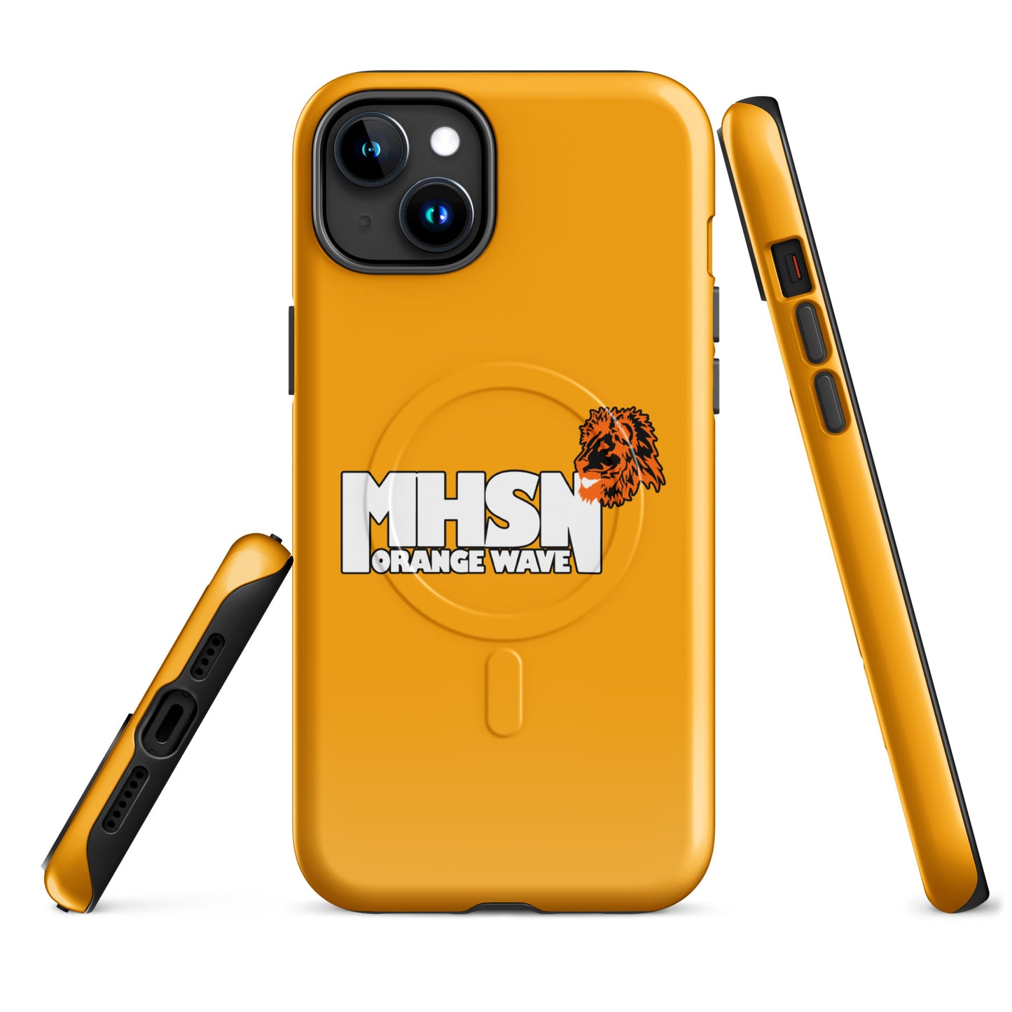 Magsafe Tough Case for iPhone | Orange Wave Marching Band | Crest Logo