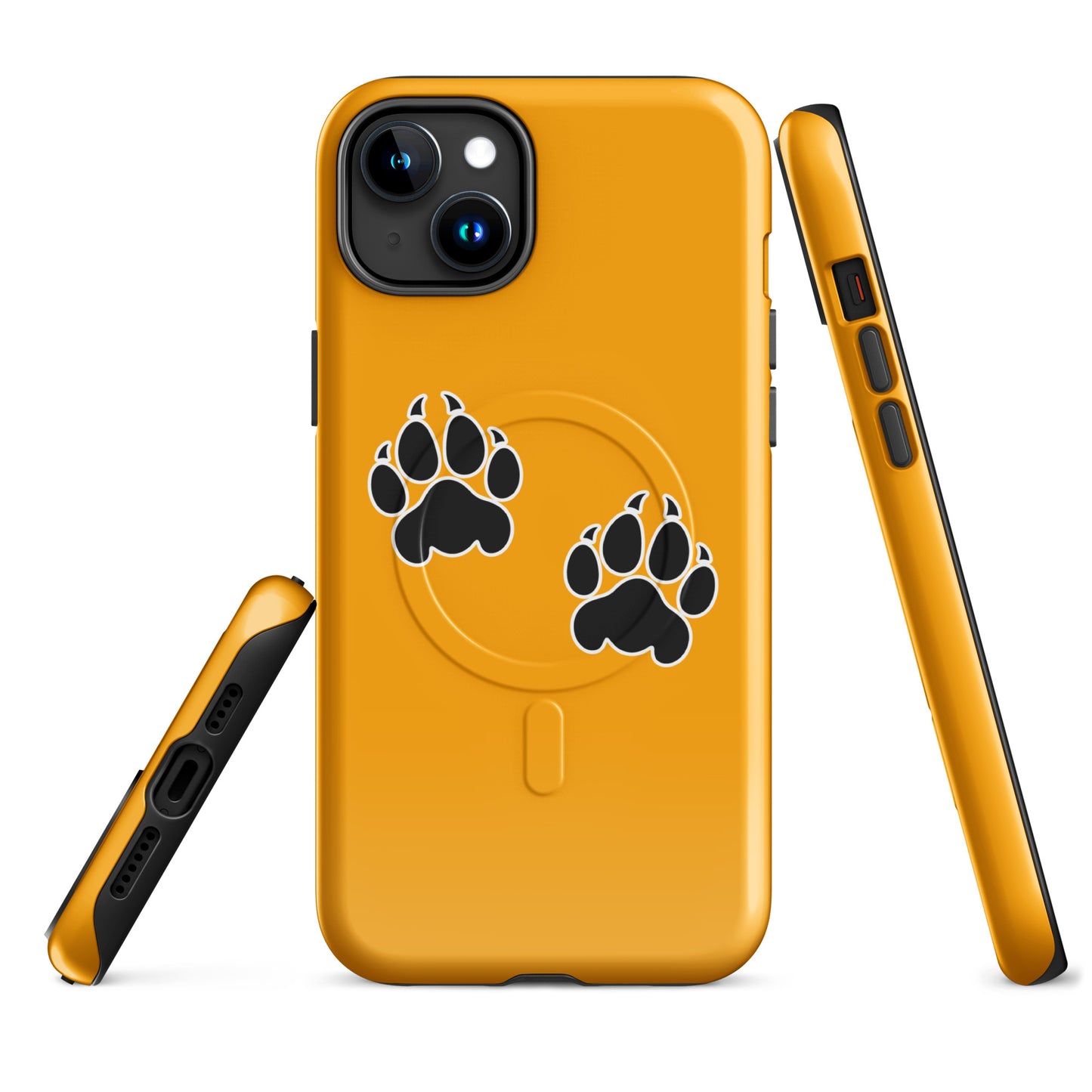 Magsafe Tough Case for iPhone | Orange Wave Marching Band | Paw Mark Logo