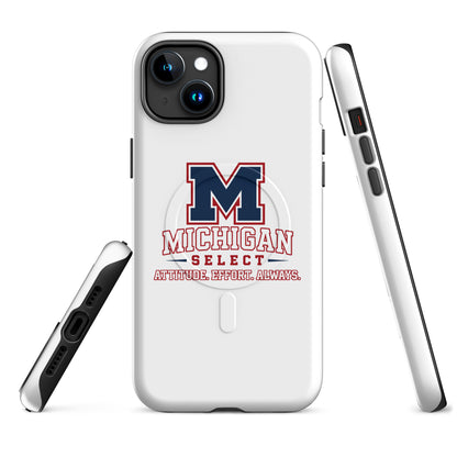 Magsafe Tough Case for iPhone | Michigan Select Baseball | Crest Logo