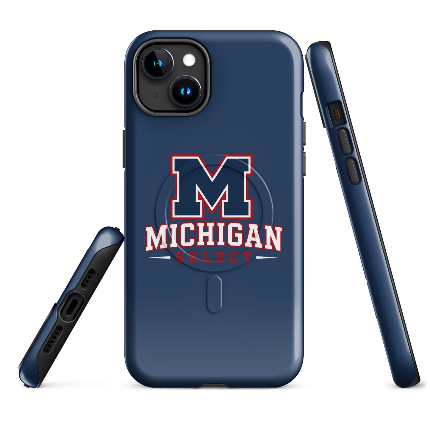 Magsafe Tough Case for iPhone | Michigan Select Baseball | Emblem Logo