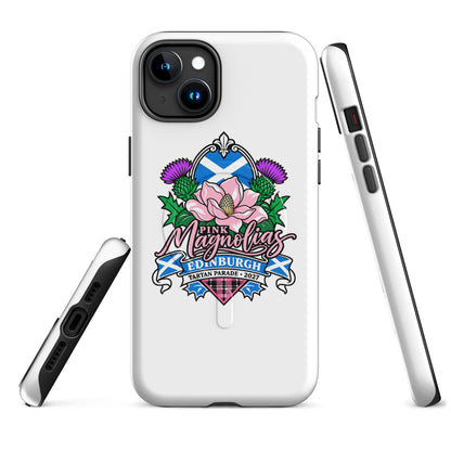 Magsafe Tough Case for iPhone | Pink Magnolias Dance | Valor Logo