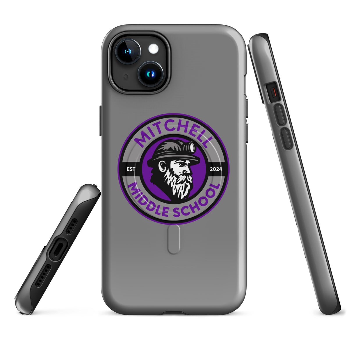 Magsafe Tough Case for iPhone | Mitchell Middle School Softball | Badge Logo