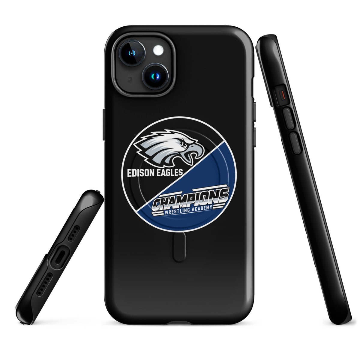 Magsafe Tough Case for iPhone | Edison Eagles/CWA Wrestling | Badge Logo