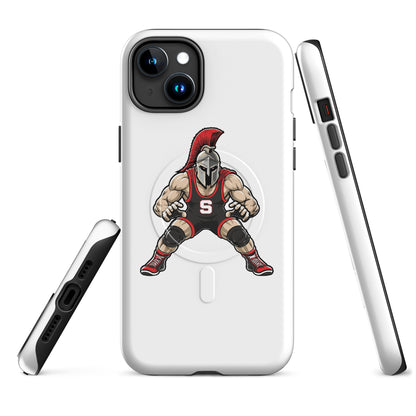 Magsafe Tough Case for iPhone | Spartan Wrestling Club | Mascot Logo
