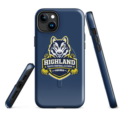 Magsafe Tough Case for iPhone | Highland youth football and cheer | Emblem Logo