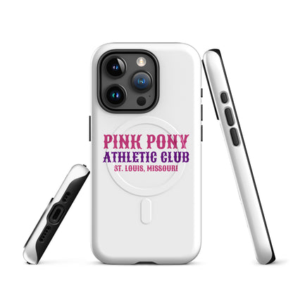 Magsafe Tough Case for iPhone | Pink Pony Athletic Club | Athletic Wordmark Logo
