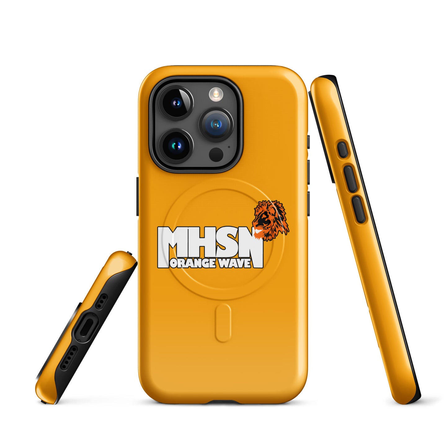 Magsafe Tough Case for iPhone | Orange Wave Marching Band | Crest Logo