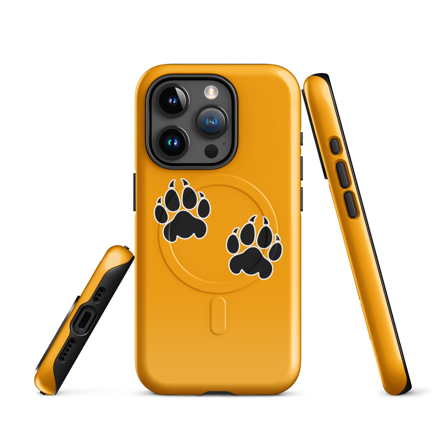 Magsafe Tough Case for iPhone | Orange Wave Marching Band | Paw Mark Logo