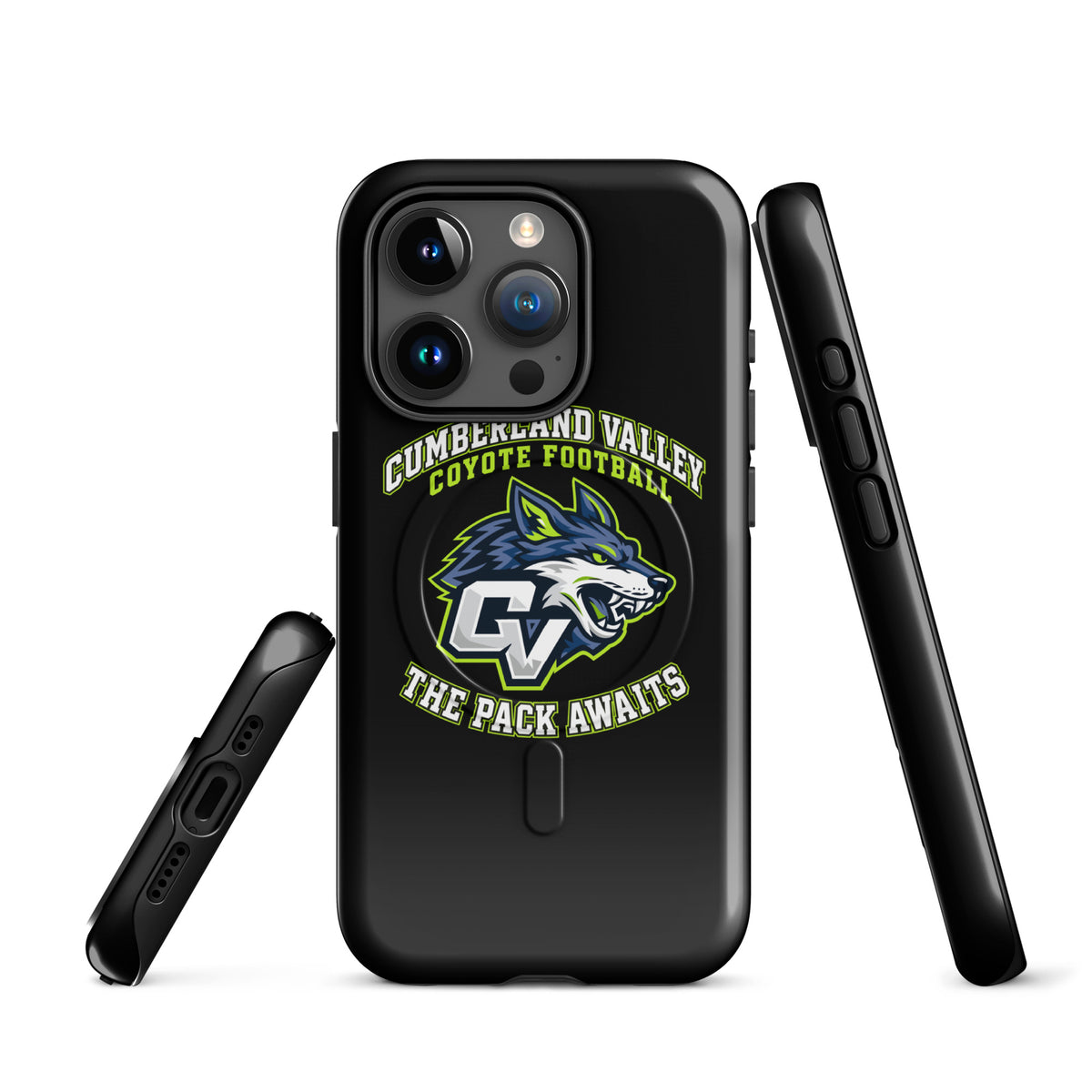 Magsafe Tough Case for iPhone | Cumberland Valley Coyotes Football | Emblem Logo