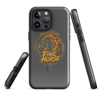 Magsafe Tough Case for iPhone | Fire Horse Masters | Crest Logo