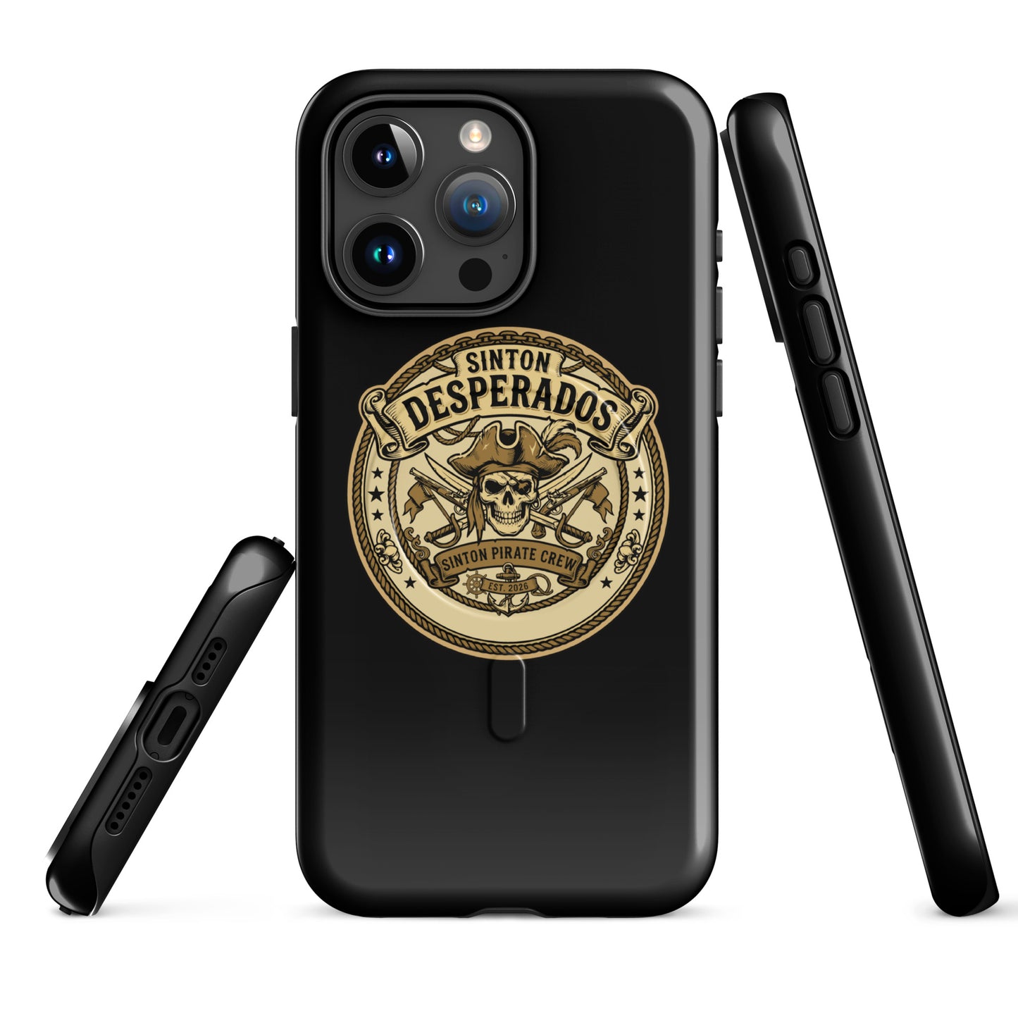 Magsafe Tough Case for iPhone | Sinton Desperados Baseball | Badge Logo