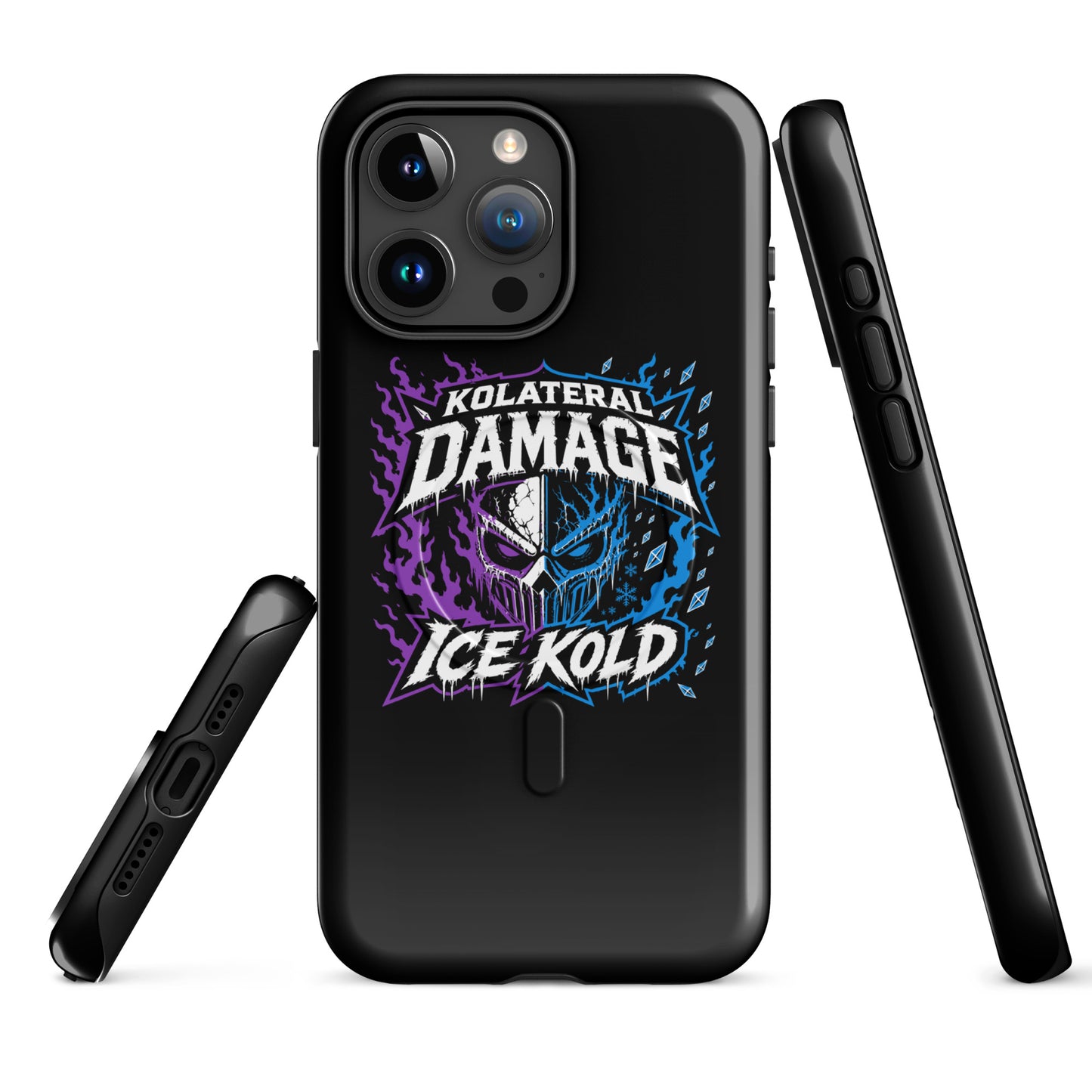 Magsafe Tough Case for iPhone | Kolateral Damage E-Sports | Ice Kold Crest Logo