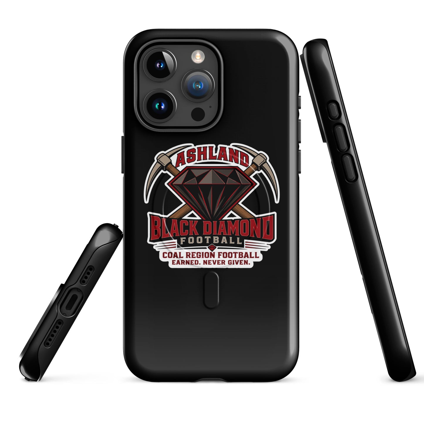 Magsafe Tough Case for iPhone | Ashland Black Diamonds | Vanguard Logo