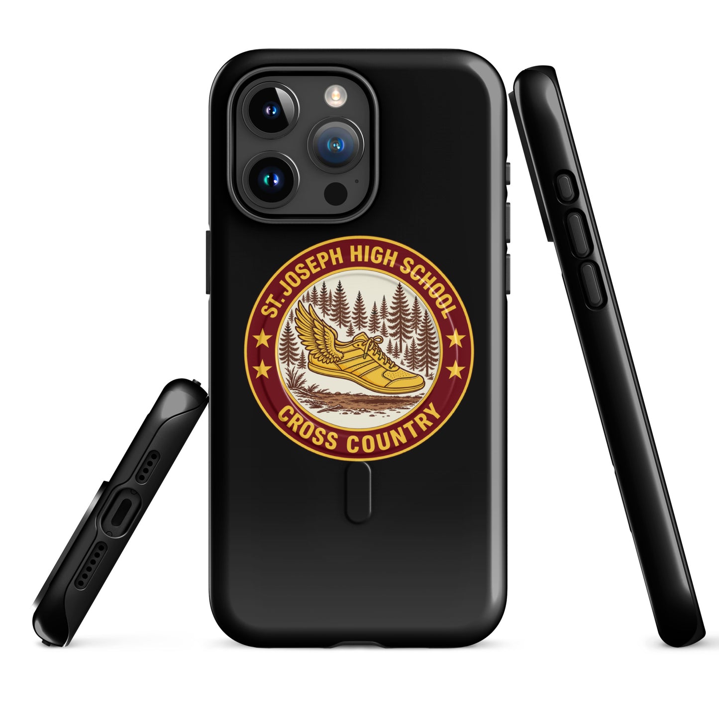 Magsafe Tough Case for iPhone | St. Joseph High School - Cross Country | Badge Logo