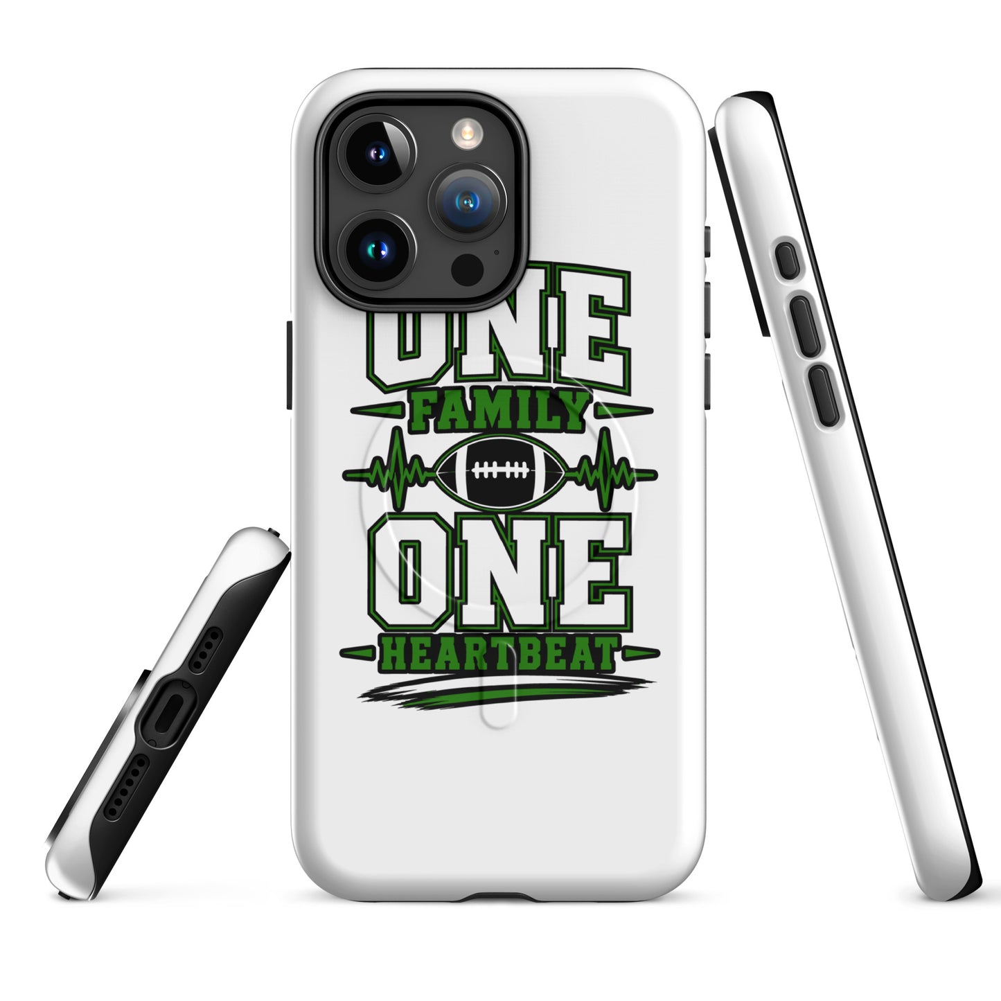 Magsafe Tough Case for iPhone | Celina Black Football | Modern Script Logo